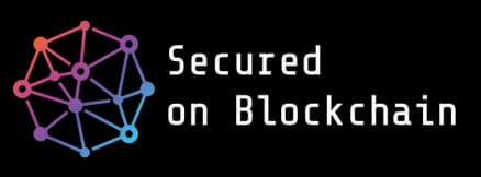 secured on blockchain